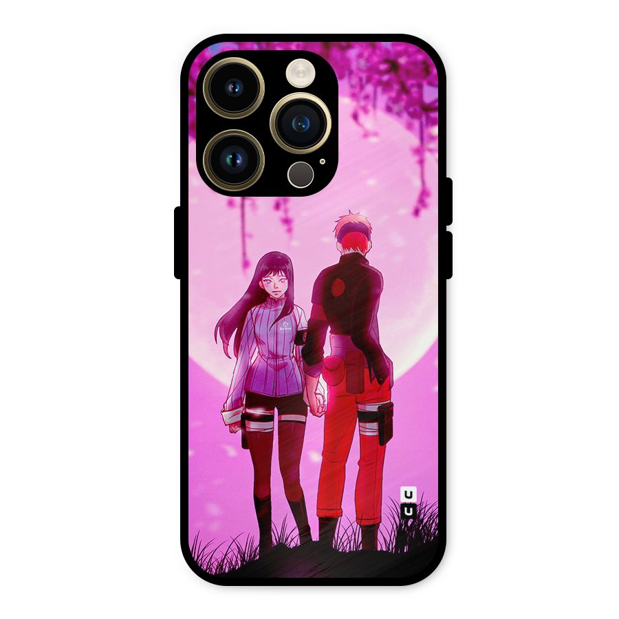 Hinata Holding Hand Metal Back Case for iPhone 14 Pro