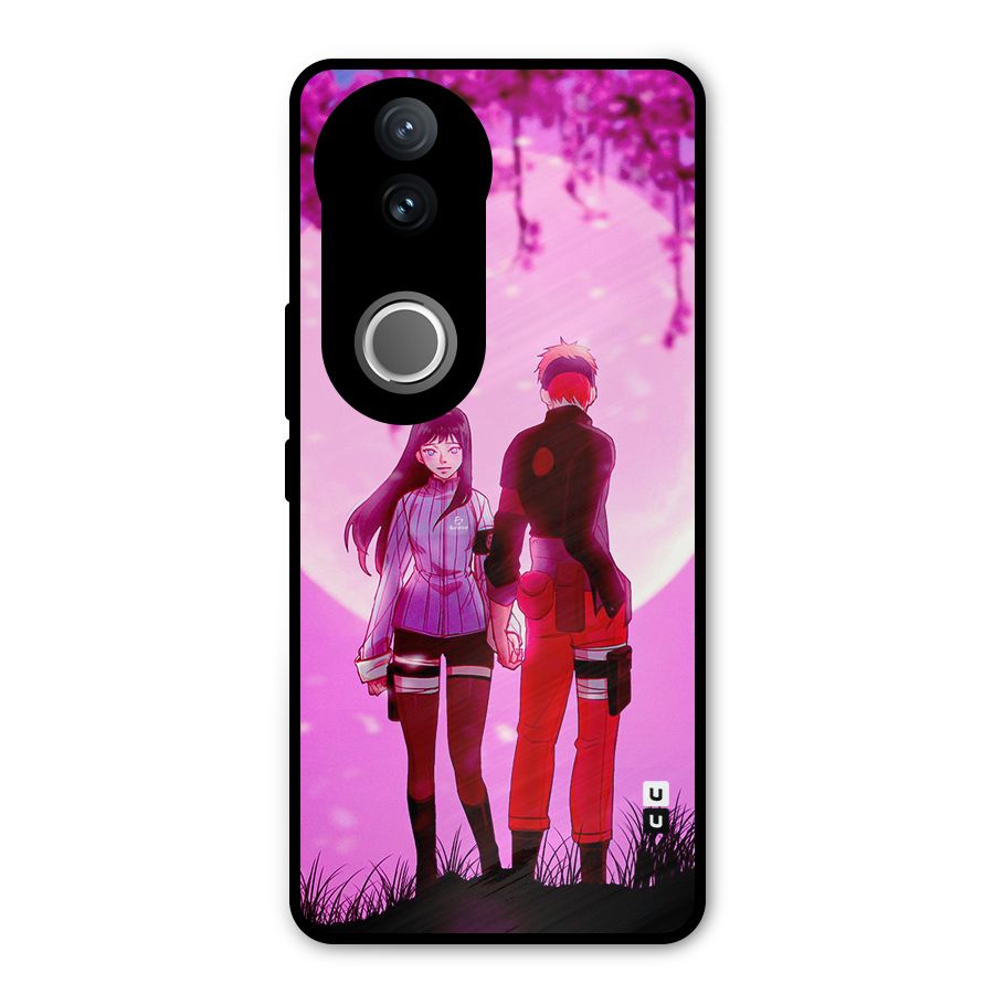 Hinata Holding Hand Metal Back Case for iQOO Z10R