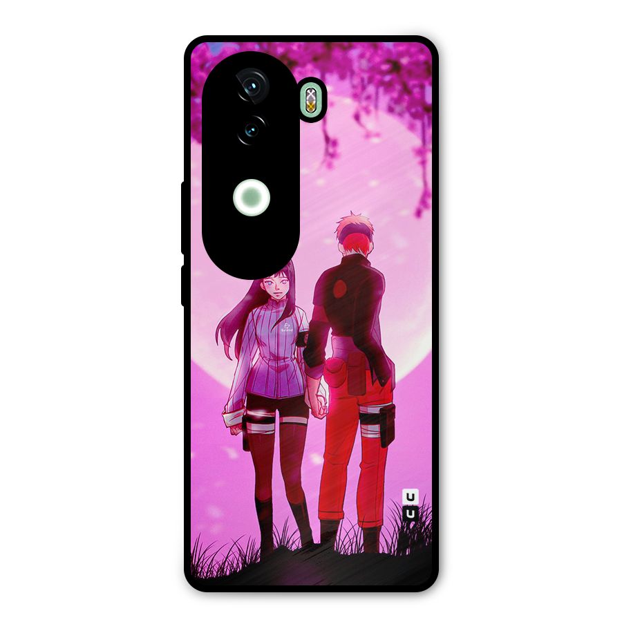 Hinata Holding Hand Metal Back Case for iQOO Z9s