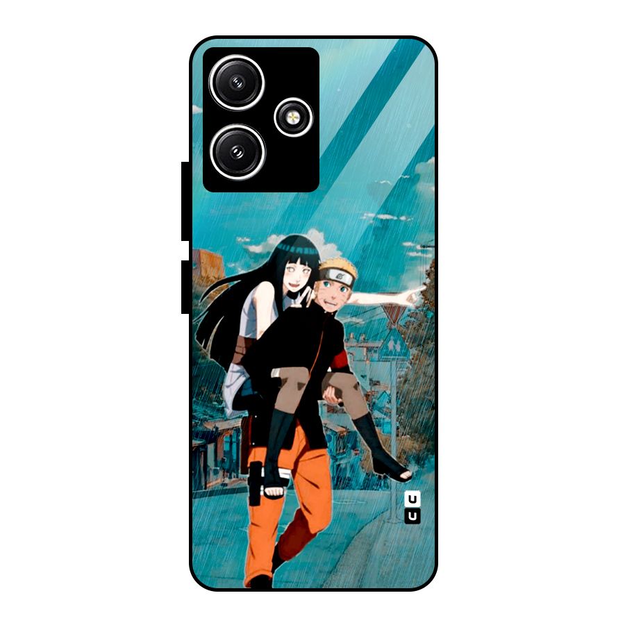 Hinata Hop Rain Glass Back Case for Redmi 12 5G