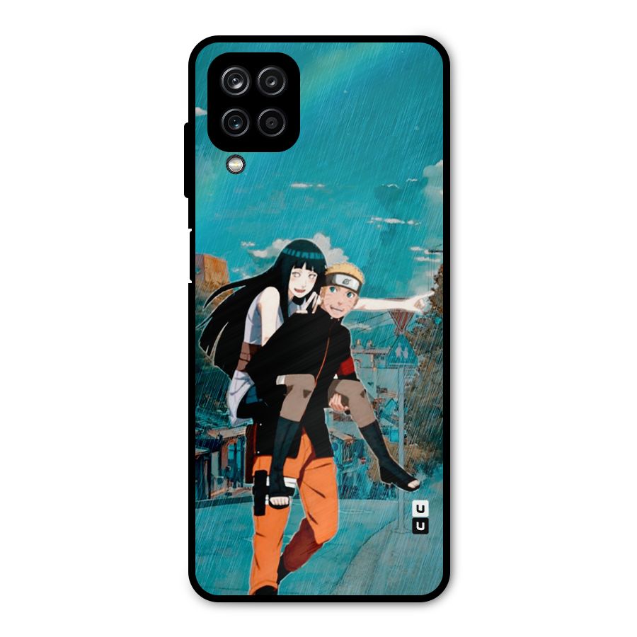 Hinata Hop Rain Metal Back Case for Galaxy A12