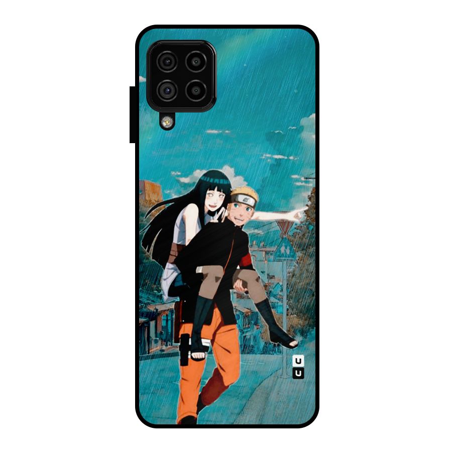 Hinata Hop Rain Metal Back Case for Galaxy A22 4G
