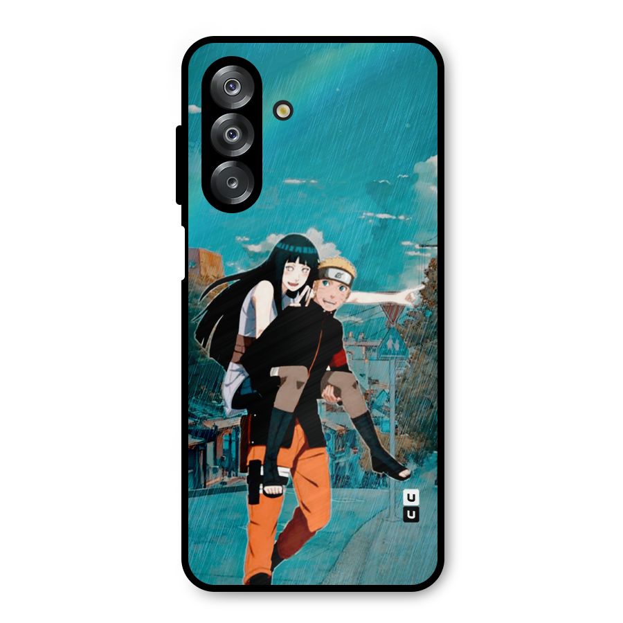 Hinata Hop Rain Metal Back Case for Galaxy A26