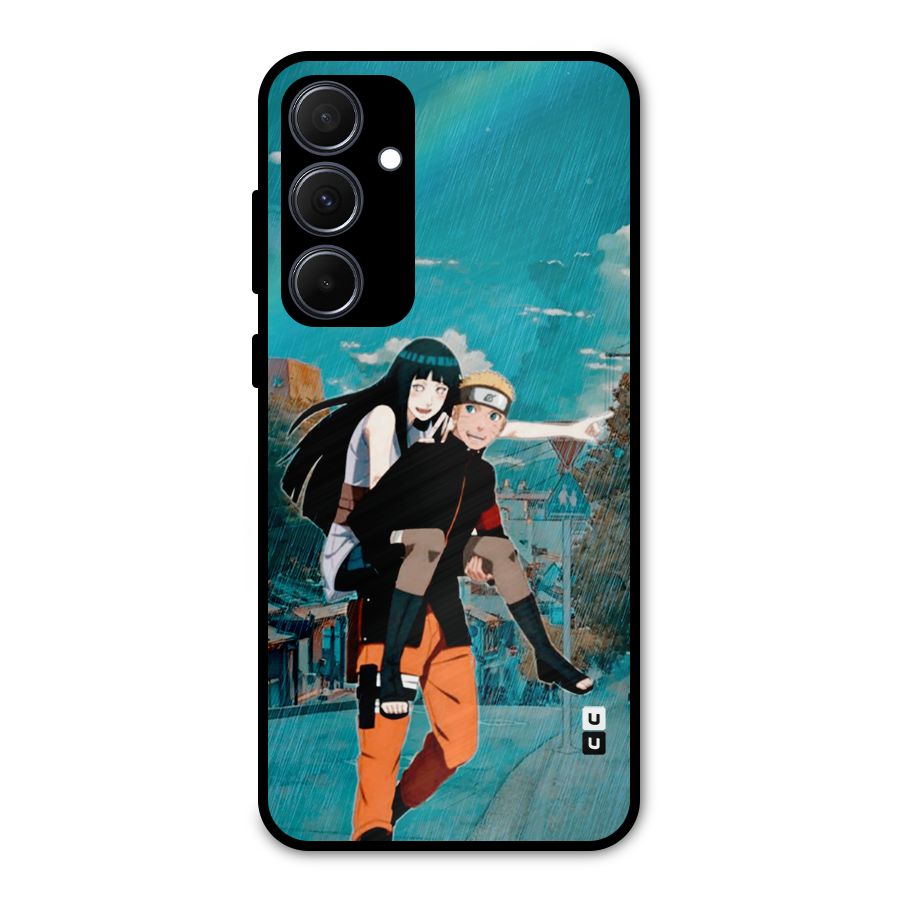 Hinata Hop Rain Metal Back Case for Galaxy A35