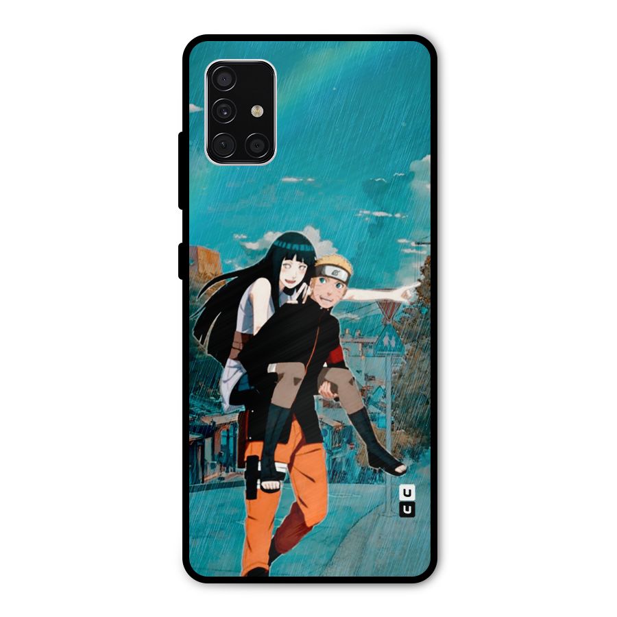 Hinata Hop Rain Metal Back Case for Galaxy A51