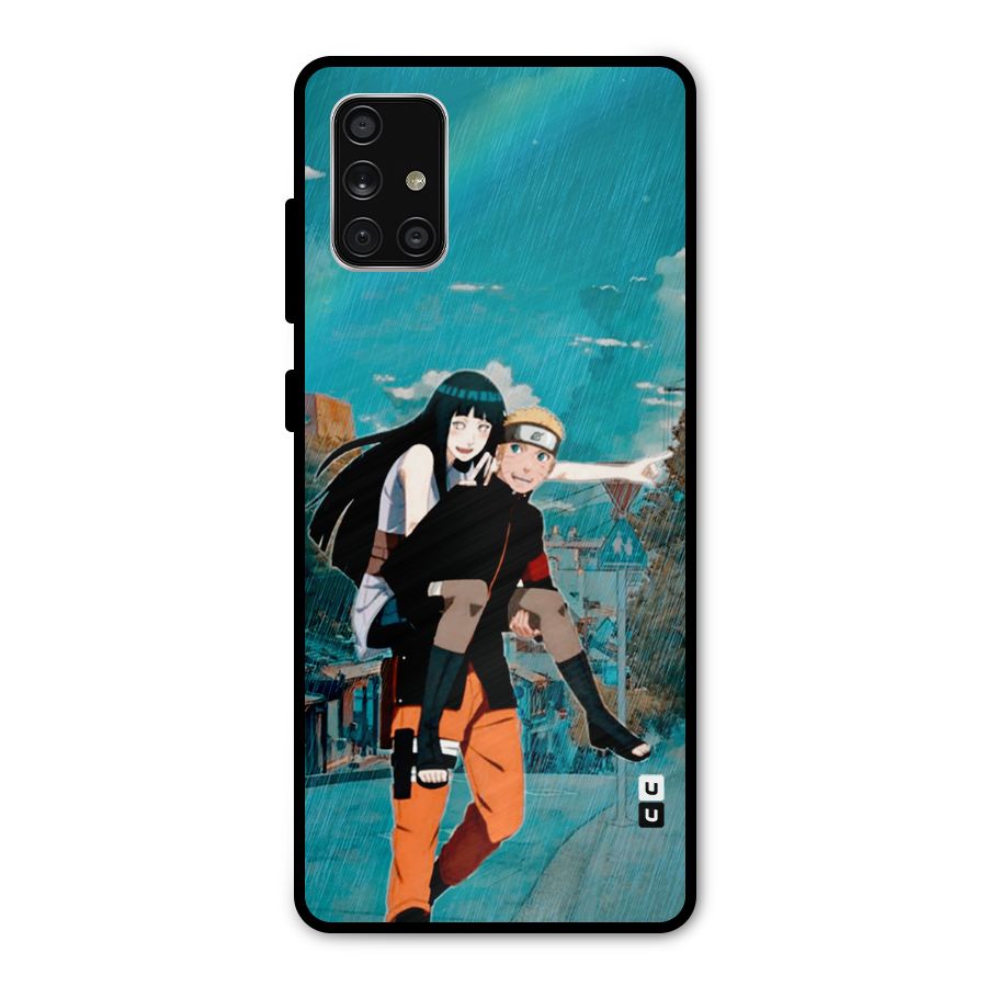 Hinata Hop Rain Metal Back Case for Galaxy A71