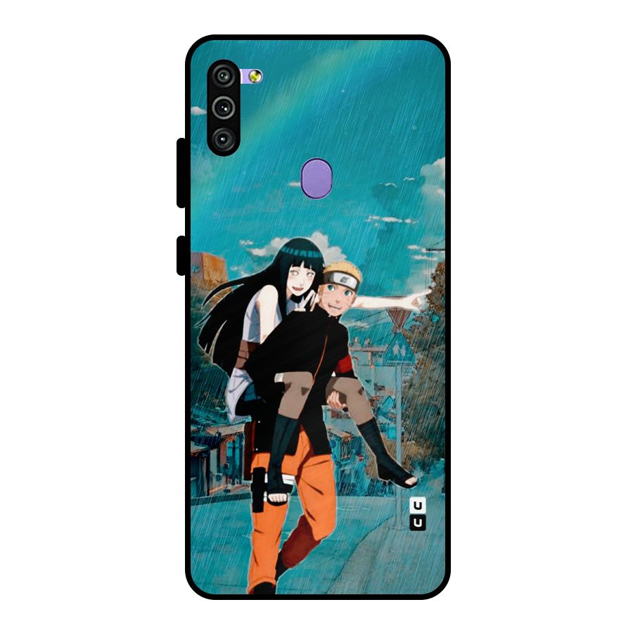 Hinata Hop Rain Metal Back Case for Galaxy M11
