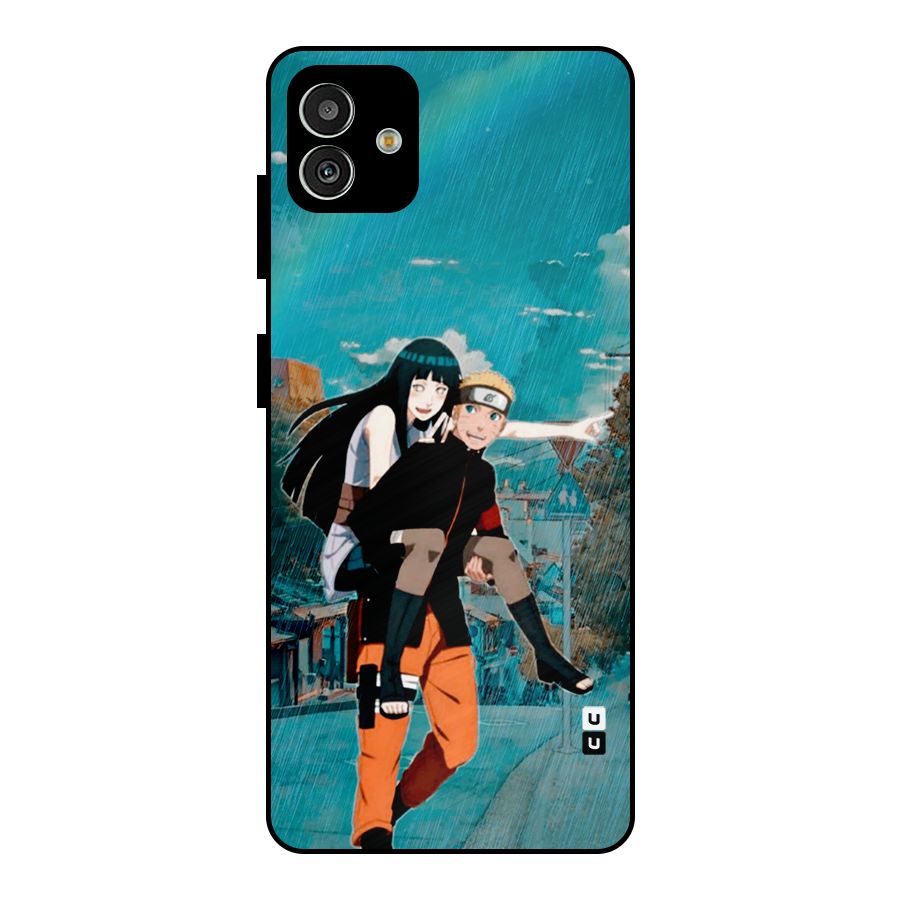 Hinata Hop Rain Metal Back Case for Galaxy M13 5G