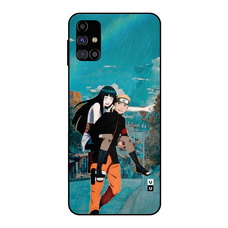 Hinata Hop Rain Metal Back Case for Galaxy M31s
