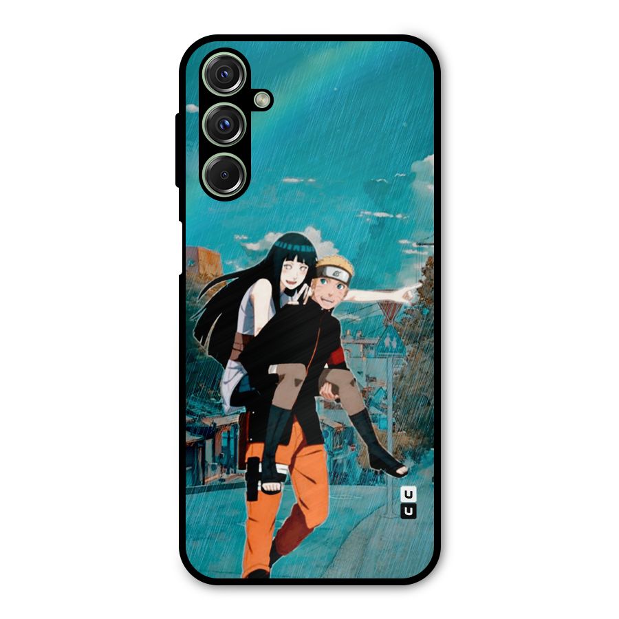 Hinata Hop Rain Metal Back Case for Galaxy M34