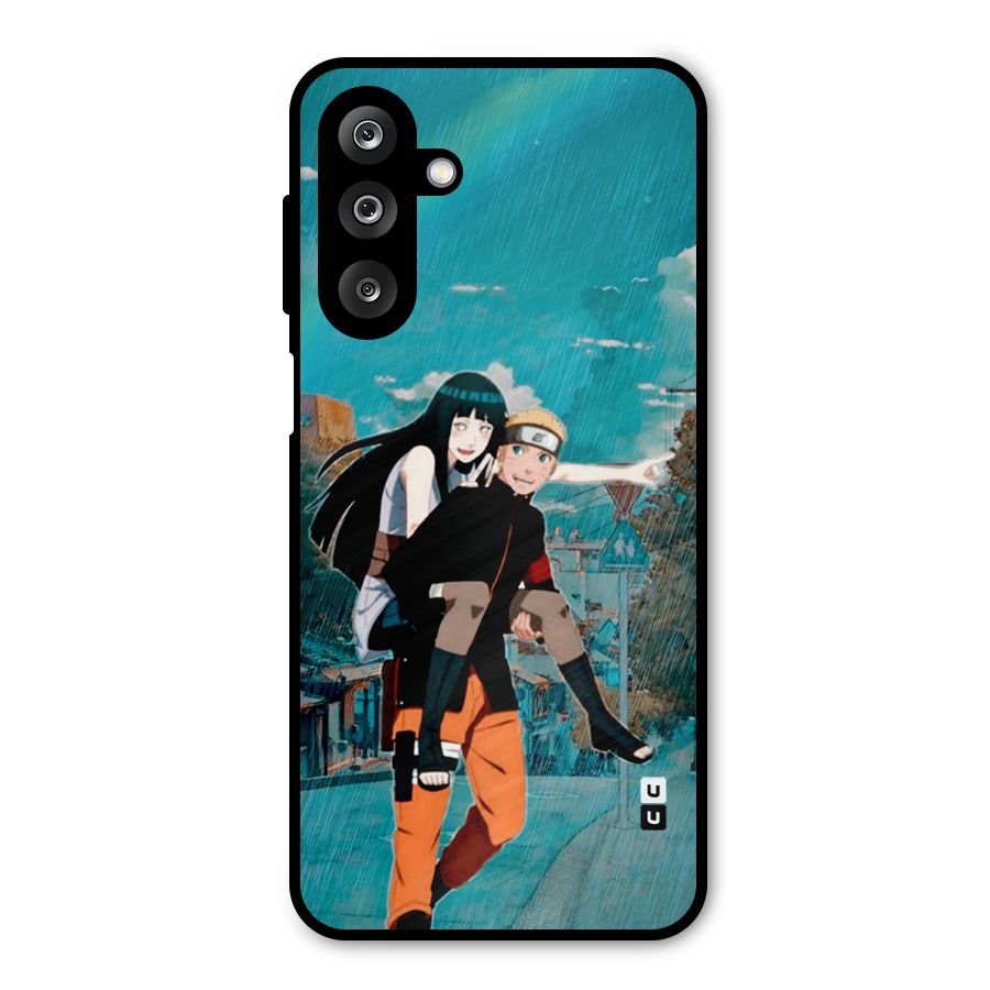 Hinata Hop Rain Metal Back Case for Galaxy M36