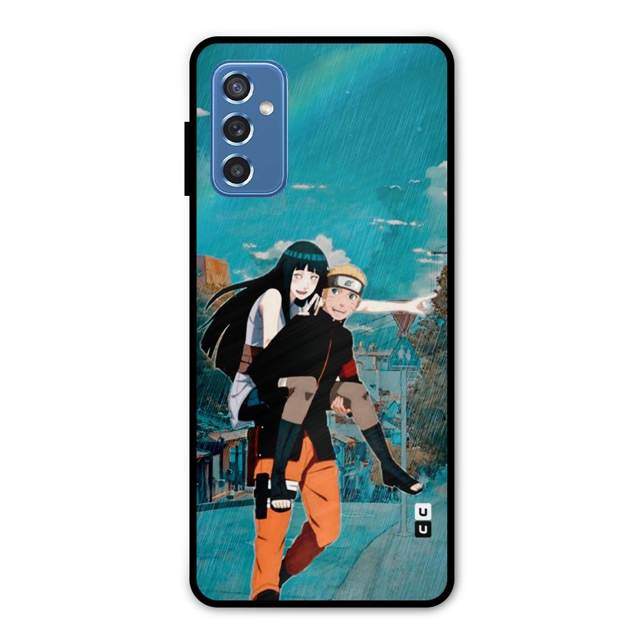 Hinata Hop Rain Metal Back Case for Galaxy M52 5G