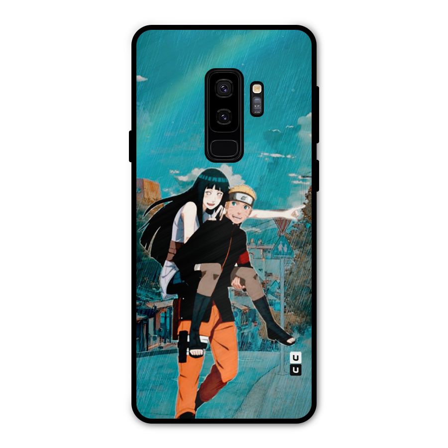Hinata Hop Rain Metal Back Case for Galaxy S9 Plus