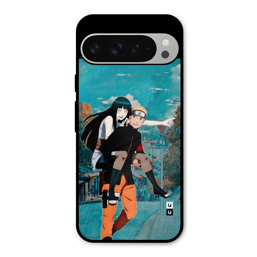 Hinata Hop Rain Metal Back Case for Google Pixel 9 Pro XL