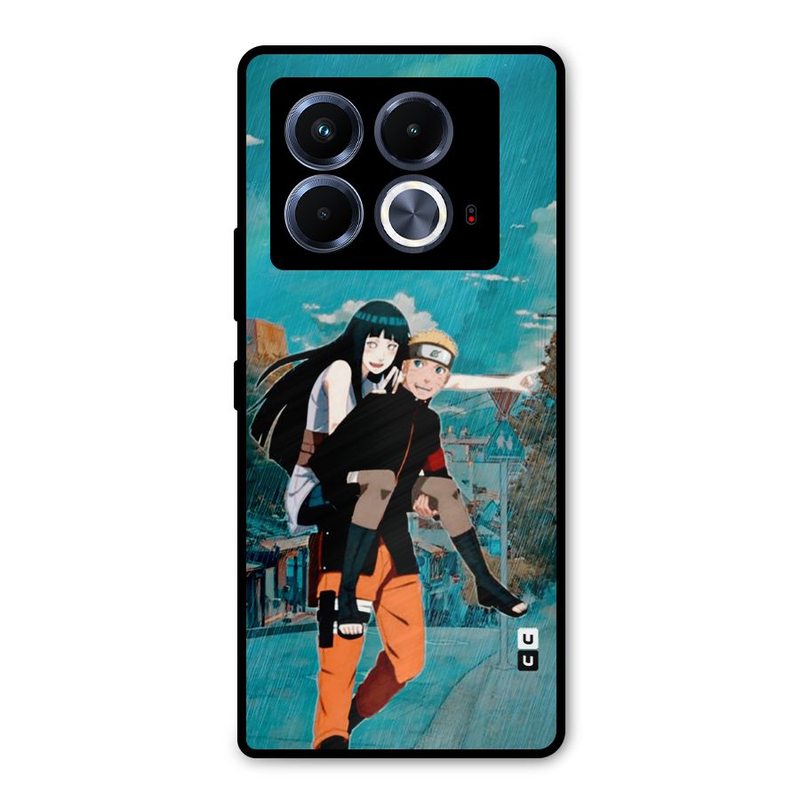 Hinata Hop Rain Metal Back Case for Infinix Note 40 5G