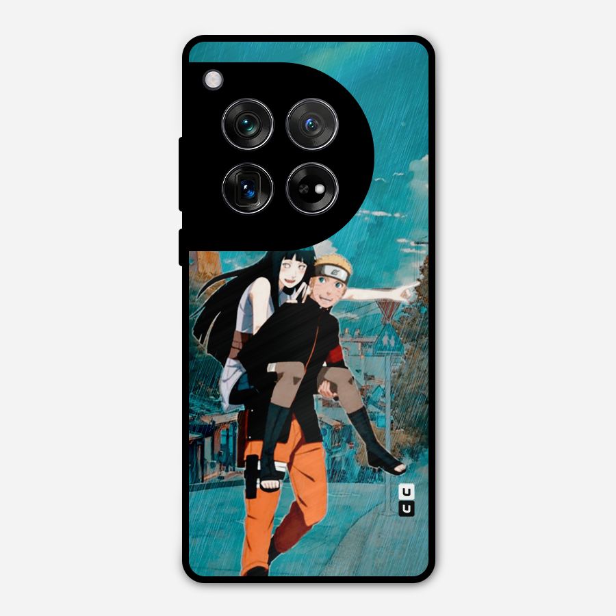 Hinata Hop Rain Metal Back Case for OnePlus 12