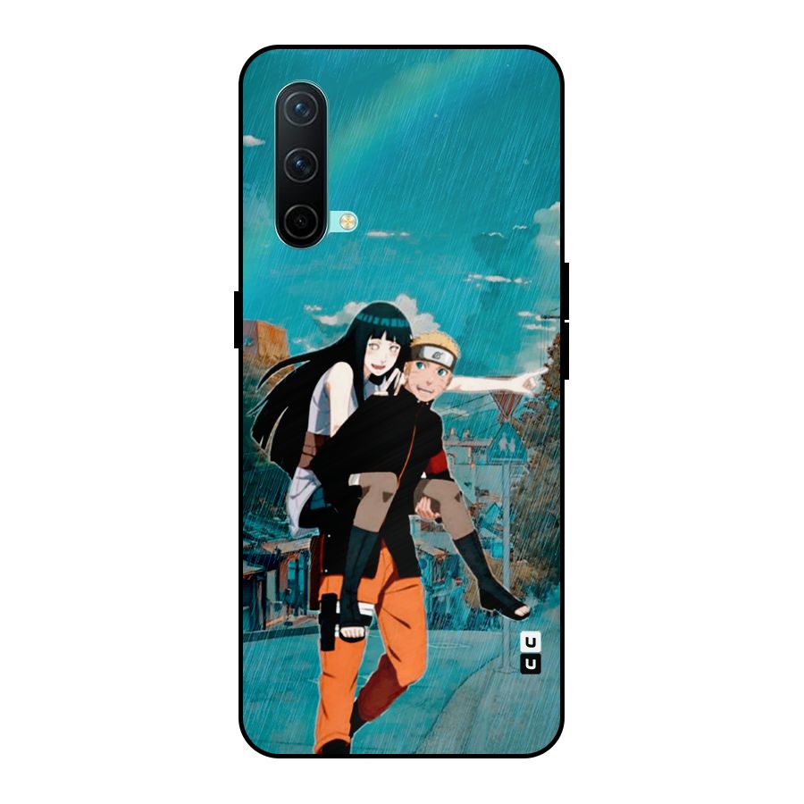 Hinata Hop Rain Metal Back Case for OnePlus Nord CE 5G