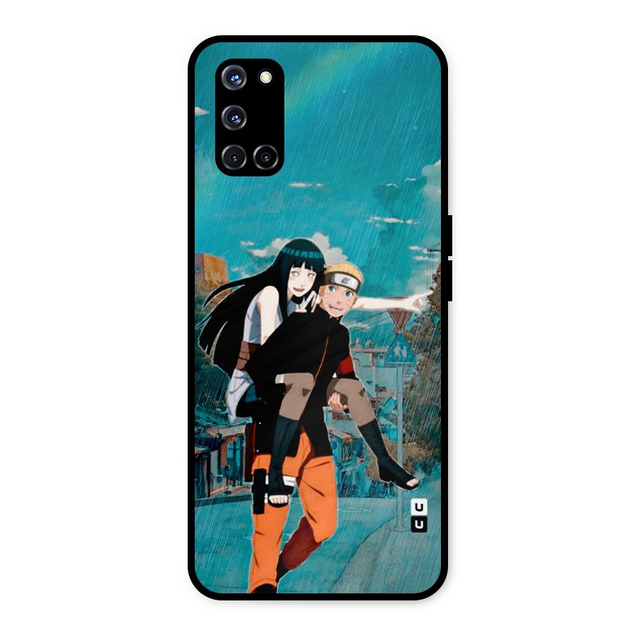 Hinata Hop Rain Metal Back Case for Oppo A52