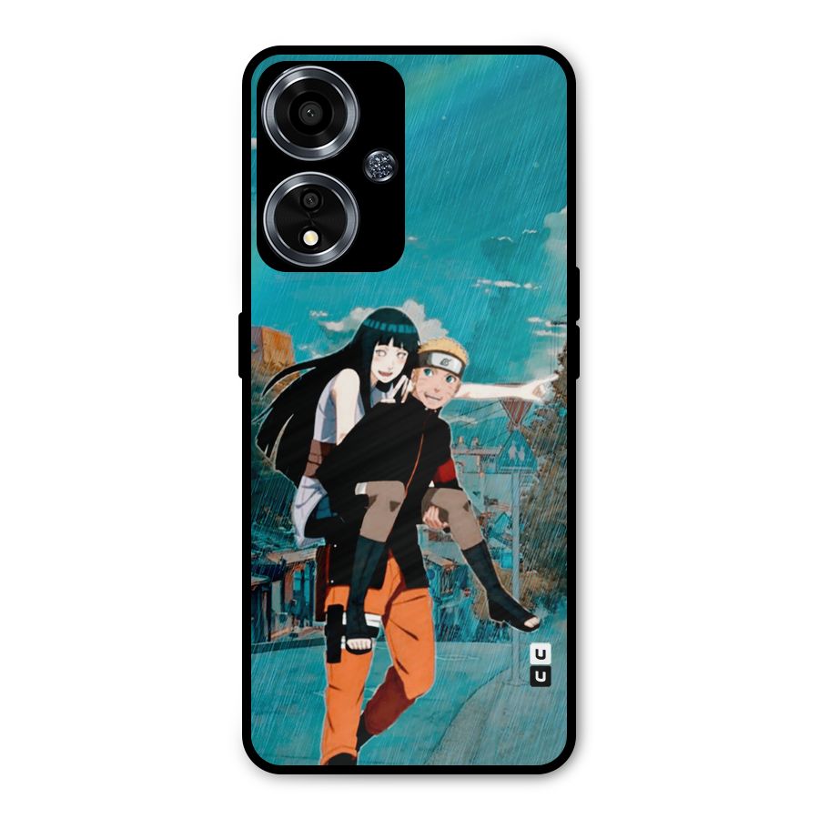 Hinata Hop Rain Metal Back Case for Oppo A59