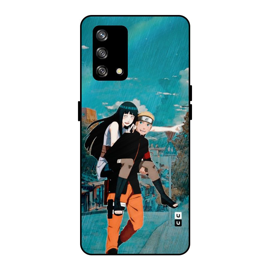 Hinata Hop Rain Metal Back Case for Oppo F19