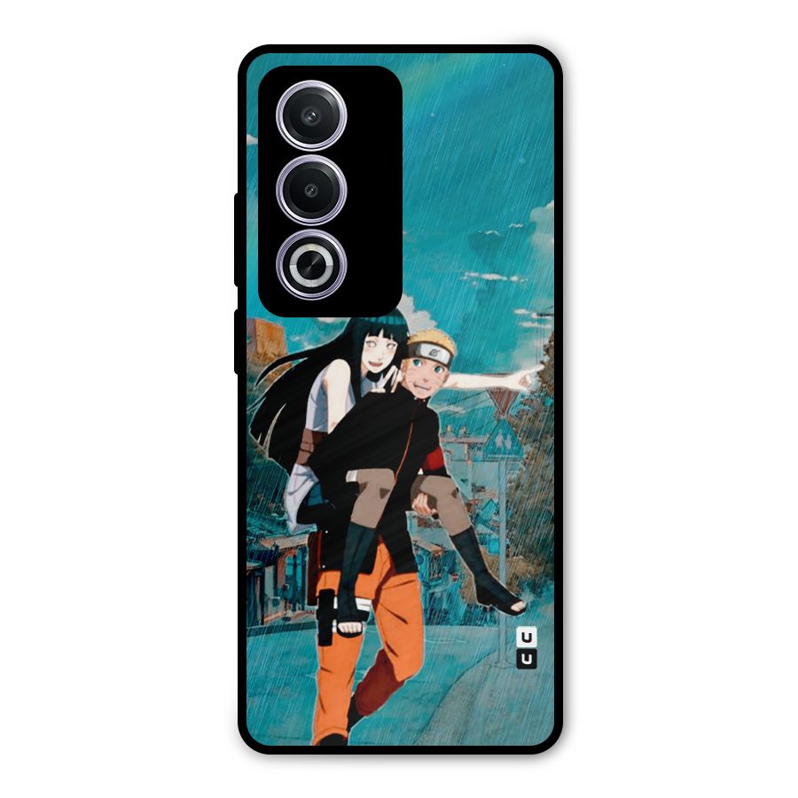 Hinata Hop Rain Metal Back Case for Oppo K12x