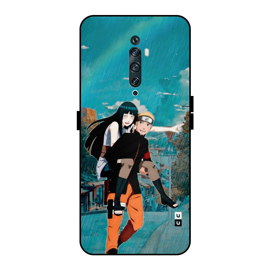 Hinata Hop Rain Metal Back Case for Oppo Reno2 Z