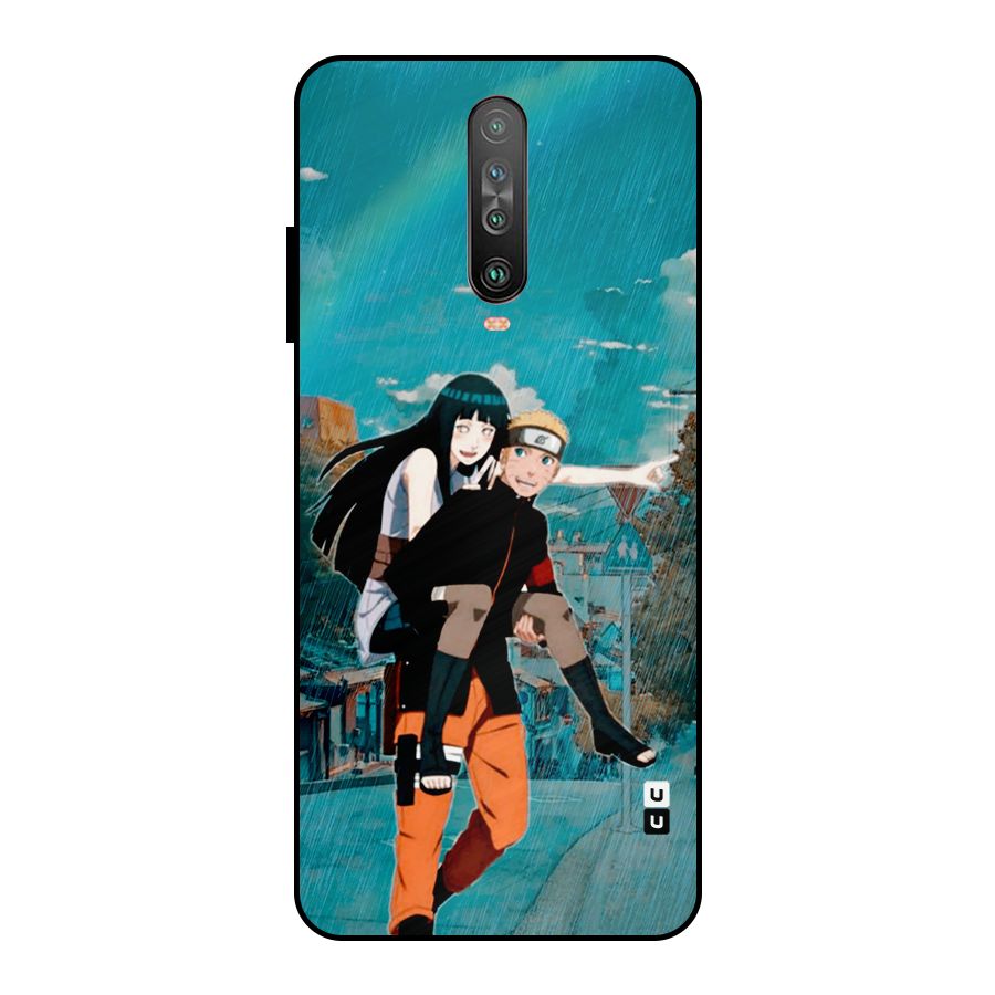 Hinata Hop Rain Metal Back Case for Poco X2