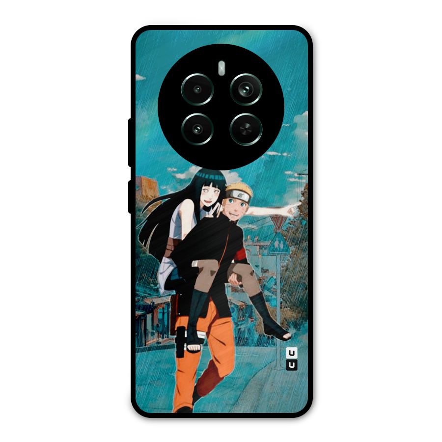 Hinata Hop Rain Metal Back Case for Realme 12 Pro Plus