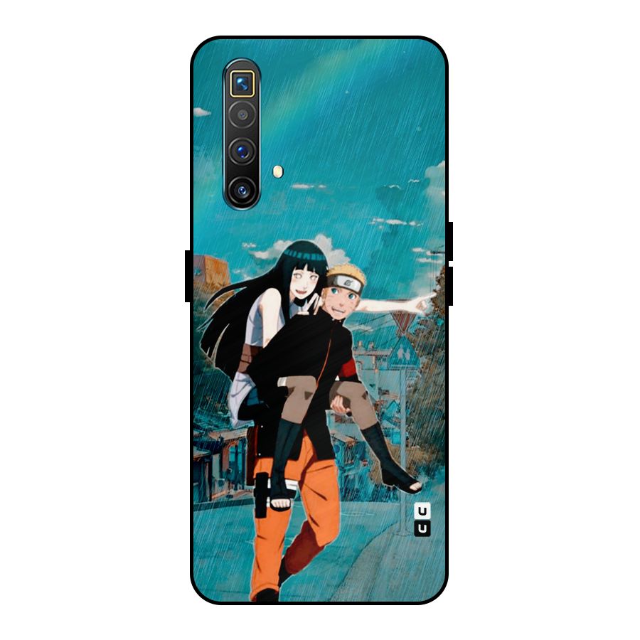 Hinata Hop Rain Metal Back Case for Realme X3 SuperZoom