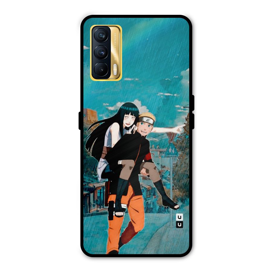 Hinata Hop Rain Metal Back Case for Realme X7