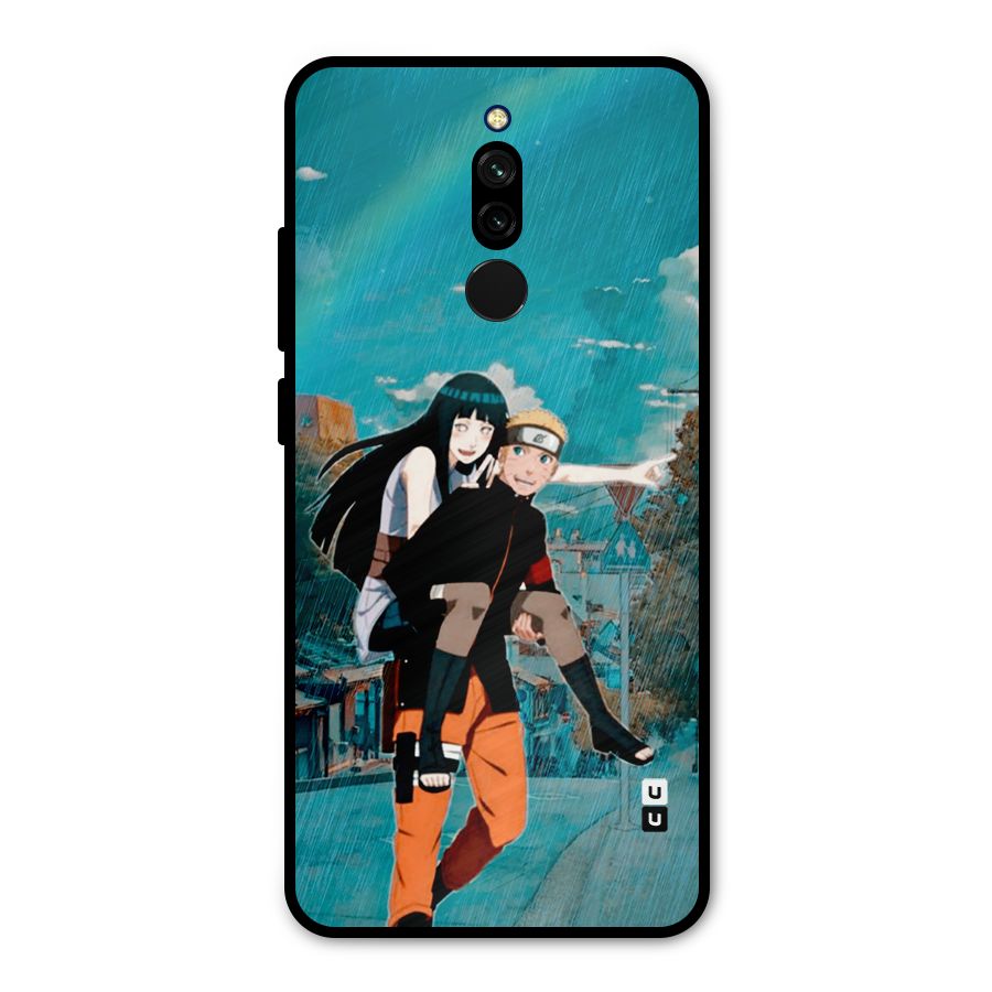 Hinata Hop Rain Metal Back Case for Redmi 8