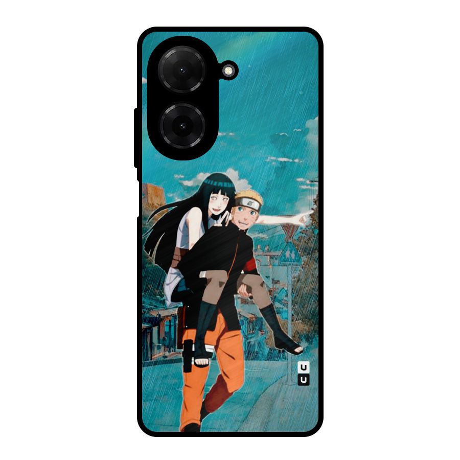 Hinata Hop Rain Metal Back Case for Redmi A5 4G