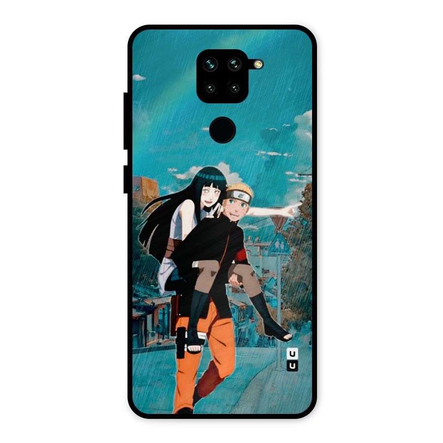 Hinata Hop Rain Metal Back Case for Redmi Note 9