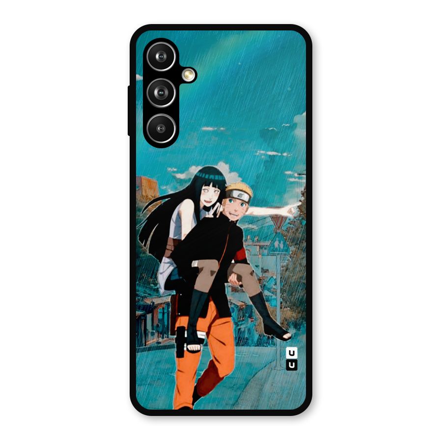 Hinata Hop Rain Metal Back Case for Samsung Galaxy M54