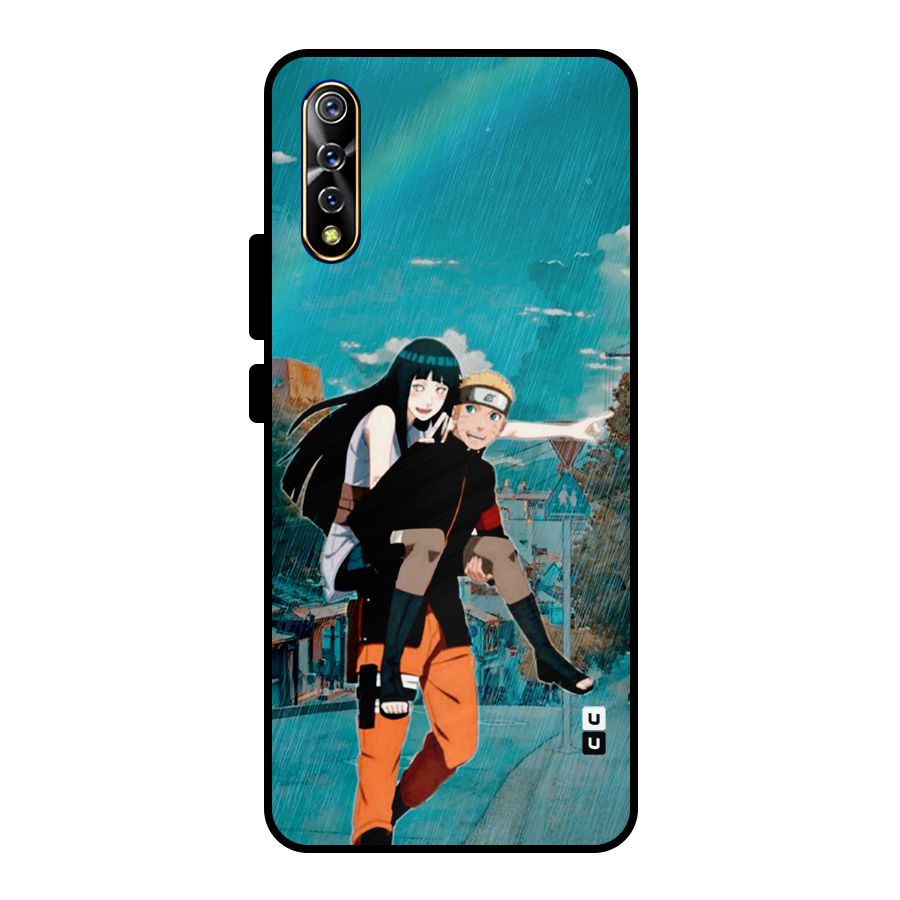 Hinata Hop Rain Metal Back Case for Vivo S1