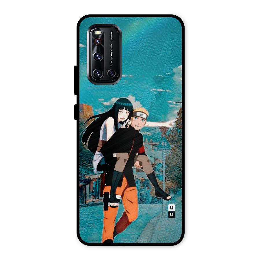 Hinata Hop Rain Metal Back Case for Vivo V19