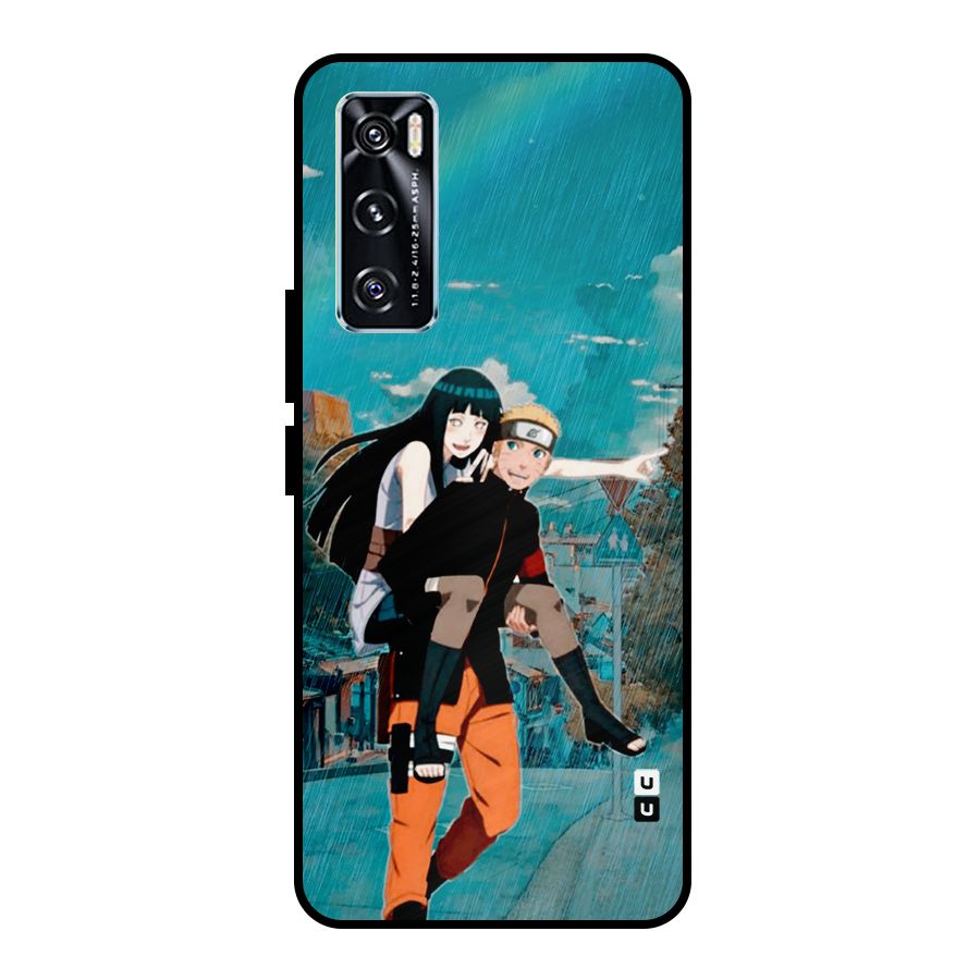 Hinata Hop Rain Metal Back Case for Vivo V20 SE