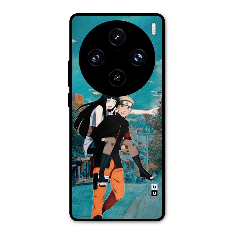 Hinata Hop Rain Metal Back Case for Vivo X100 Pro