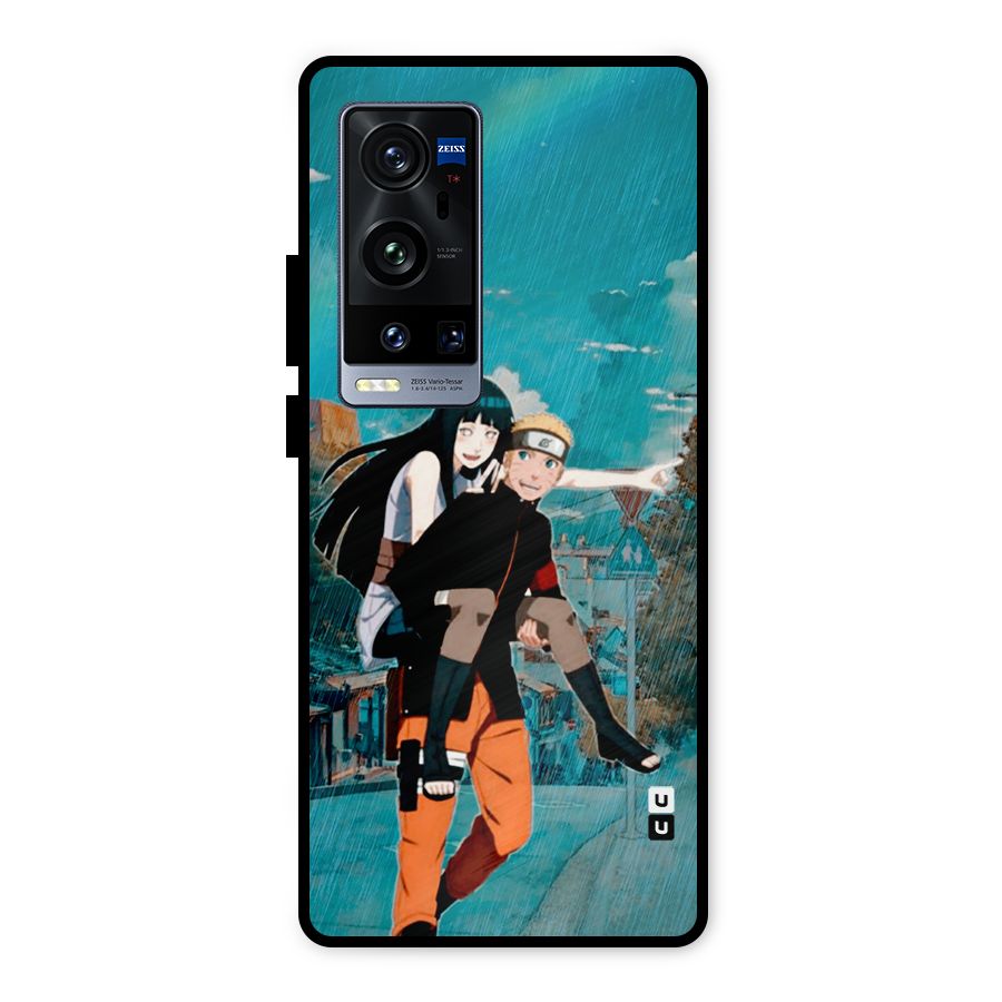 Hinata Hop Rain Metal Back Case for Vivo X60 Pro Plus