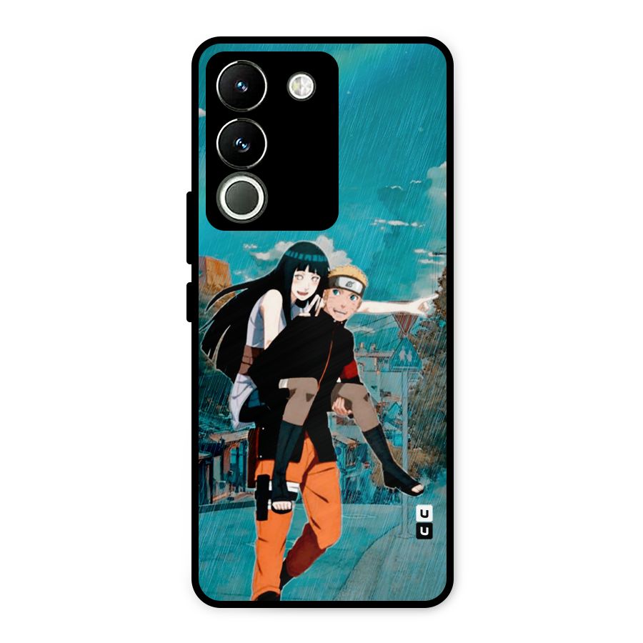 Hinata Hop Rain Metal Back Case for Vivo Y200