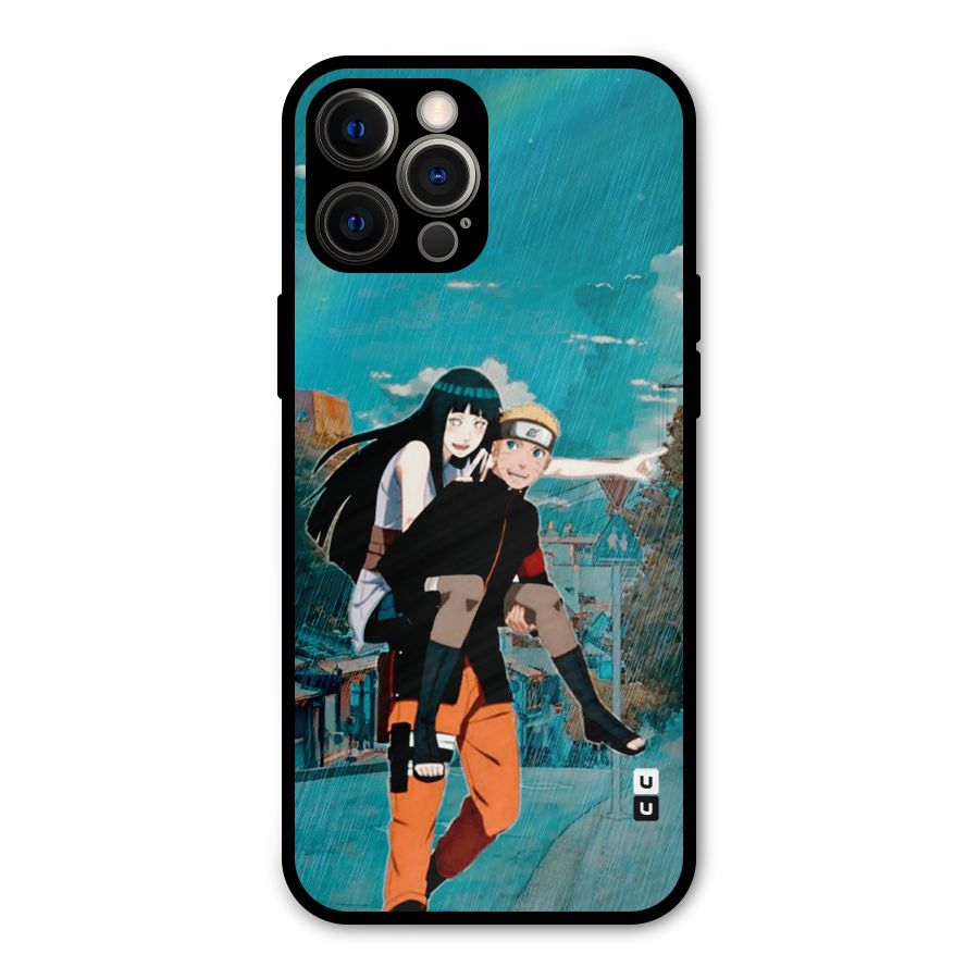 Hinata Hop Rain Metal Back Case for iPhone 12 Pro Max