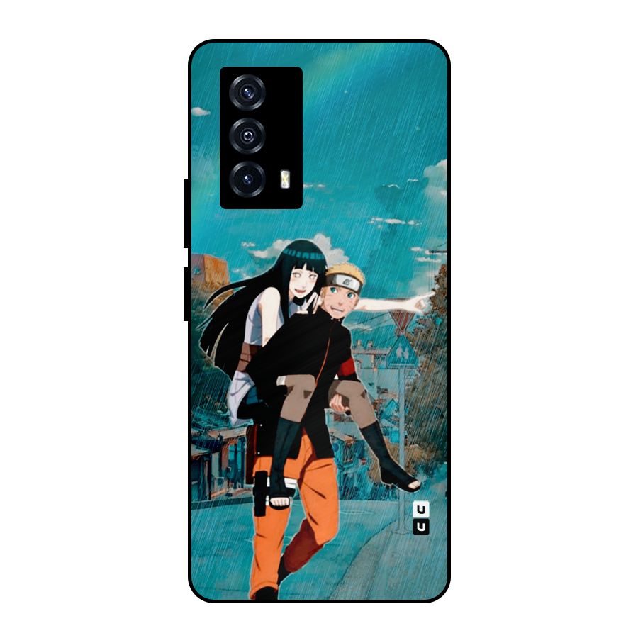 Hinata Hop Rain Metal Back Case for iQOO Z5