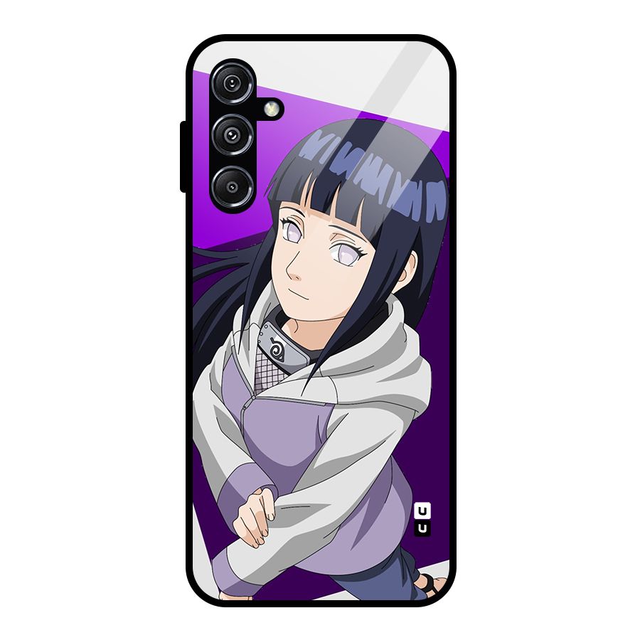 Hinata Looksup Glass Back Case for Galaxy M34 5G
