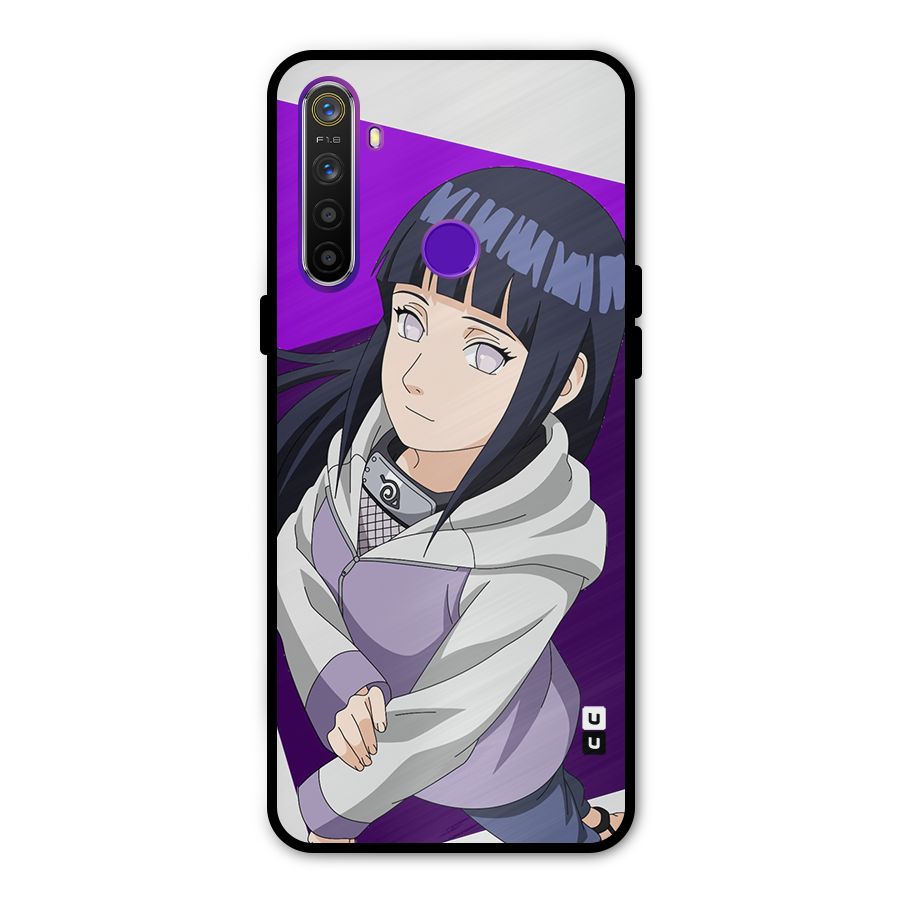 Hinata Looksup Glass Back Case for Realme 5s