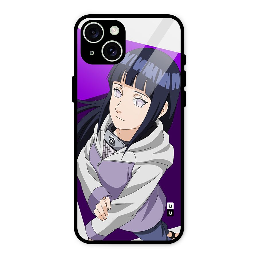 Hinata Looksup Glass Back Case for iPhone 15 Plus