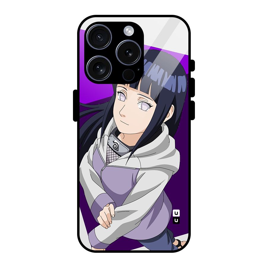 Hinata Looksup Glass Back Case for iPhone 15 Pro
