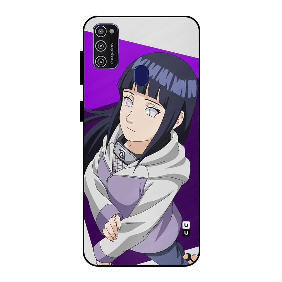 Hinata Looksup Metal Back Case for Galaxy M21