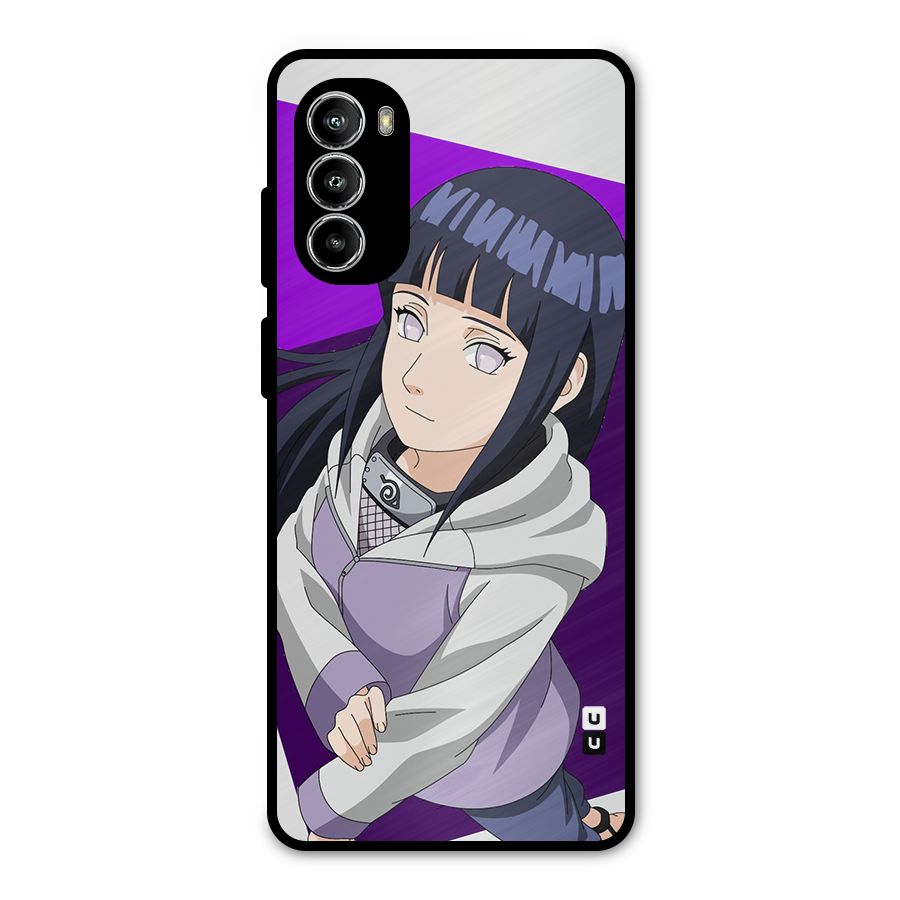 Hinata Looksup Metal Back Case for Moto G52