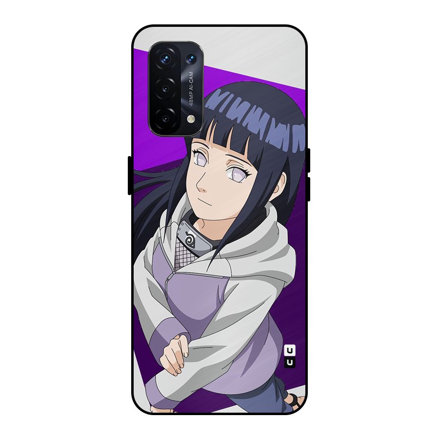 Hinata Looksup Metal Back Case for Oppo A74 5G