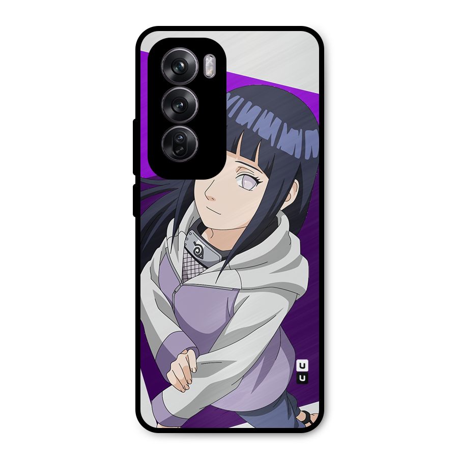 Hinata Looksup Metal Back Case for Oppo Reno12 Pro